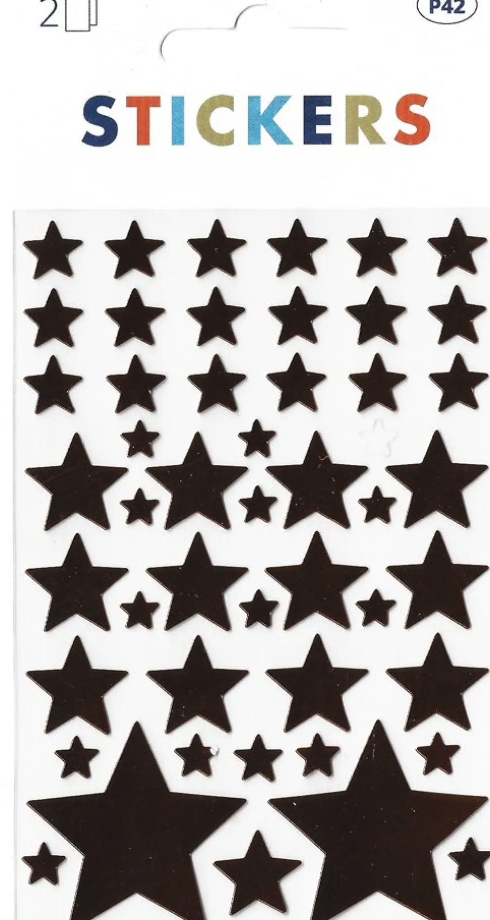 Stjerner oblat bronze ass (Klistermærker)
