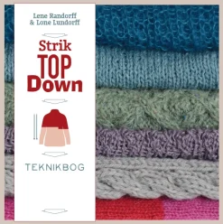 Strik Top Down (Bog, Spiralryg, Dansk) af Lene Randorff og Lone Lundorff