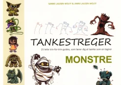 Tankestreger - Monstre (Hæftet, Dansk) af Sanne Lausen Wolff og Janni Lausen Wolff