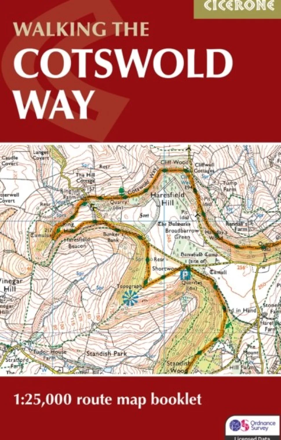 The Cotswold Way Map Booklet: 1:25,000 OS Route Mapping (Bog, Paperback / softback, Engelsk)