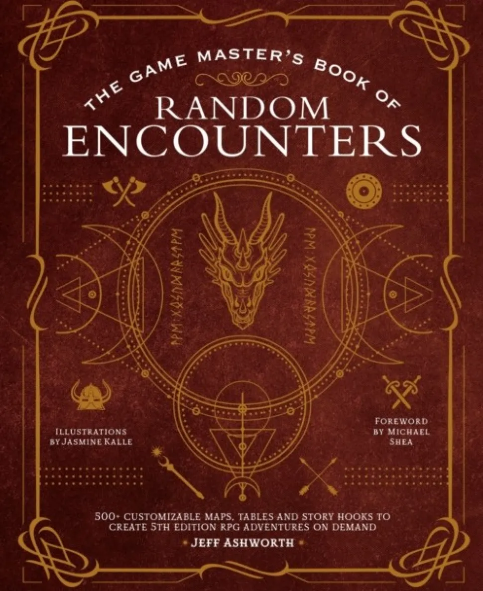 The Game Master's Book of Random Encounters: 500+ customizable maps, tables and story... (Bog, Hardback, Engelsk)