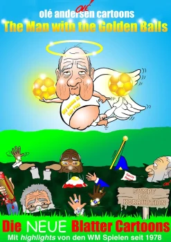 The Man with the Golden Balls (Deutsche Version): Die NEUE Blatter Cartoons (Ebog, epub, Tysk) af Ole Andersen