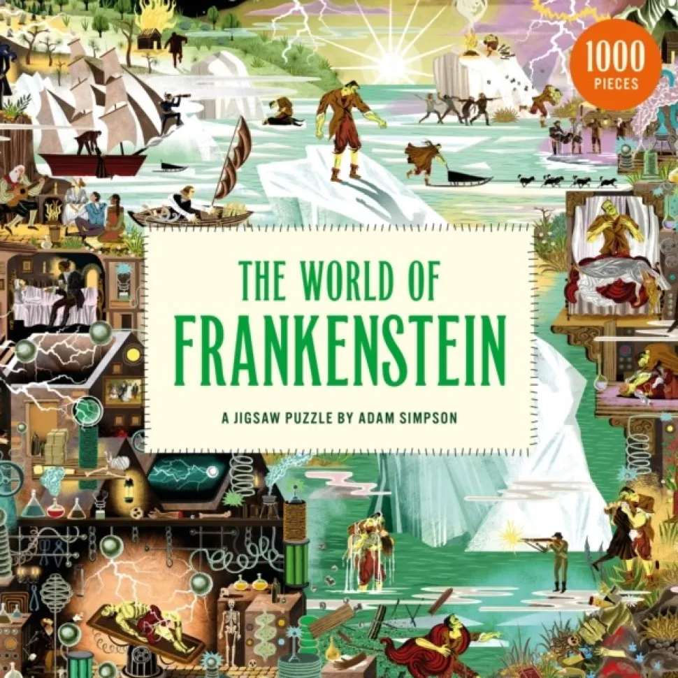 The World of Frankenstein: A Jigsaw Puzzle by Adam Simpson (Jigsaw, Engelsk) af Roger Luckhurst