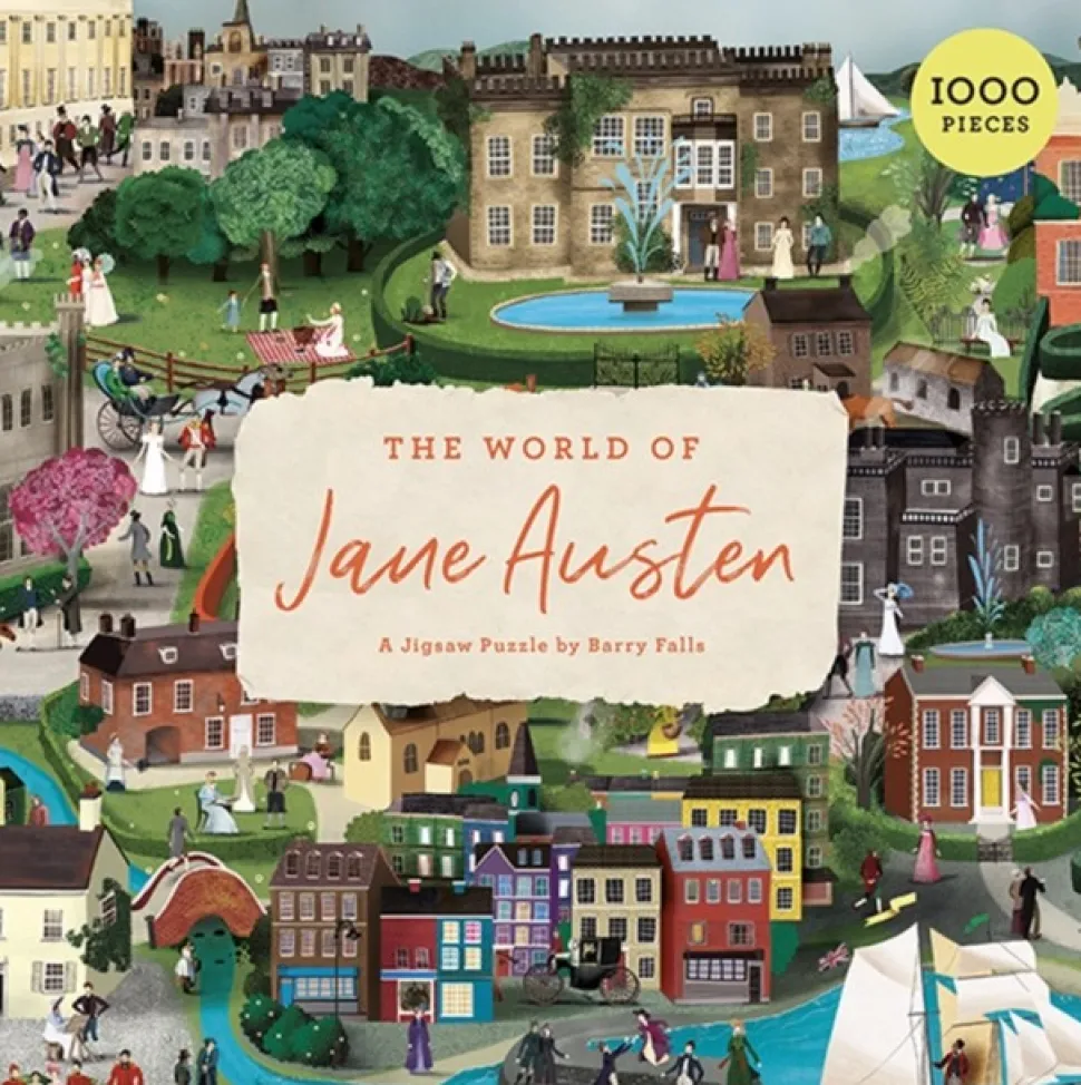 The World of Jane Austen: A Jigsaw Puzzle with 60 Characters and Great Houses to Find (Jigsaw, Engelsk) af John Mullan