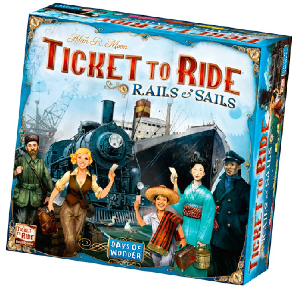 Ticket to Ride: Rails & Sails - Dansk (Spil)