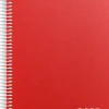 Timekalender rød PP-plast 2025 (Kalender)