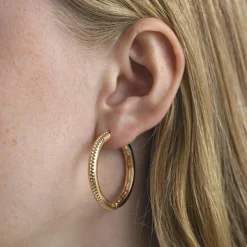 Timi of Sweden: Aztec Large Hoop (Smykke, Earrings)
