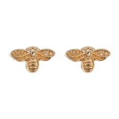 Timi of Sweden: Beatrice - Bee Stud Earrings - Gold (Smykke, Earrings)