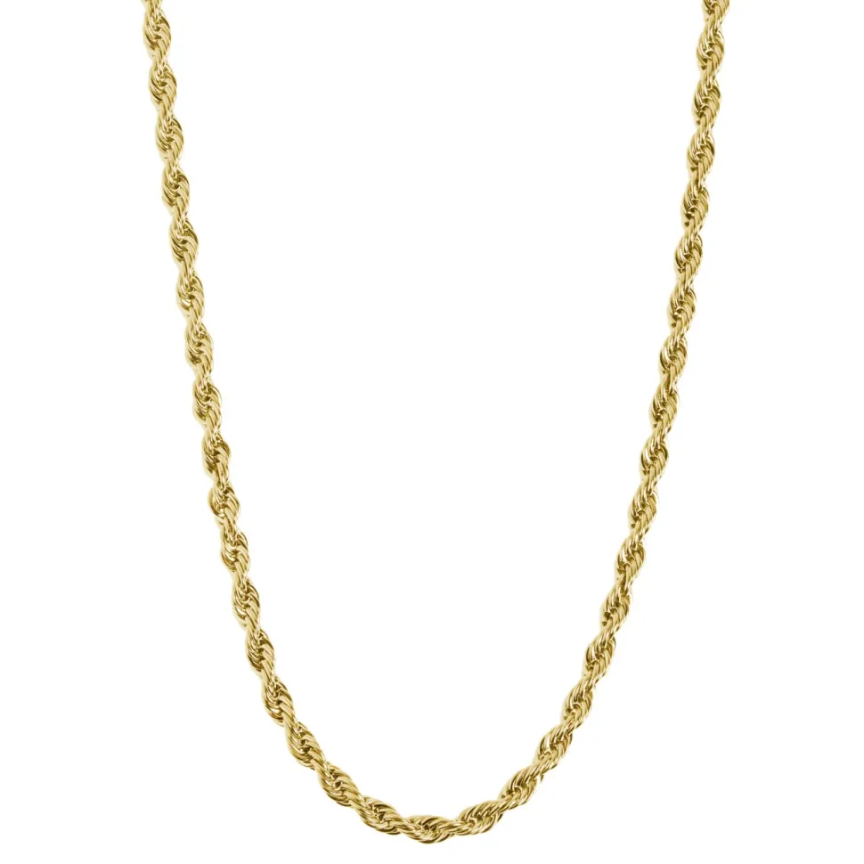 Timi of Sweden: Eden - Twisted Chain Necklace Stainless Steel - Gold (Smykke, Necklace)