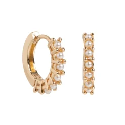 Timi of Sweden: Elegant Pearl Hoop (Smykke, Earrings)