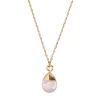 Timi of Sweden: Goddess Necklace, Gold - Rose Quartz (Smykke, Necklace)