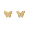 Timi of Sweden: Liza - Mini Butterfly Stud Earrings - Gold (Smykke, Earrings)