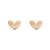 Timi of Sweden: Petite Heart Stud Earring - Gold (Smykke, Earrings)