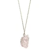 Timi of Sweden: Precious stone Necklace, Gold - Rose Quartz (Smykke, Necklace)