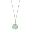 Timi of Sweden: Precious stone Necklace, Gold - Amazonite (Smykke, Necklace)