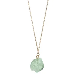 Timi of Sweden: Precious stone Necklace, Gold - Amazonite (Smykke, Necklace)
