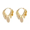Timi of Sweden: Riya - Coin Hoop Earrings (Smykke, Earrings)