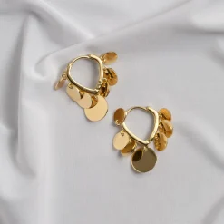 Timi of Sweden: Riya - Coin Hoop Earrings (Smykke, Earrings)
