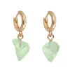 Timi of Sweden: Semi Precious Hoop Earrings - Amazonite (Smykke, Earrings)