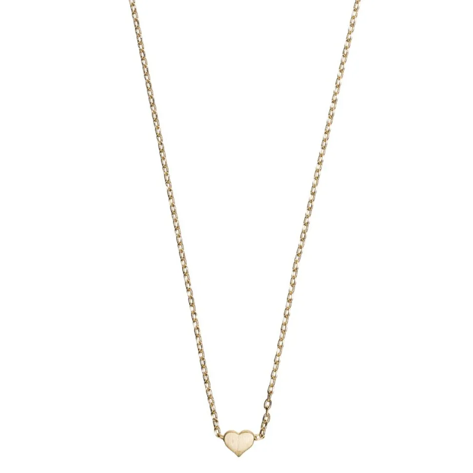 Timi of Sweden: Small sliding heart necklace Gold (Smykke, Necklace)