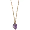 Timi of Sweden: Stay Cool Amethyst Necklace - Gold (Smykke, Necklace)