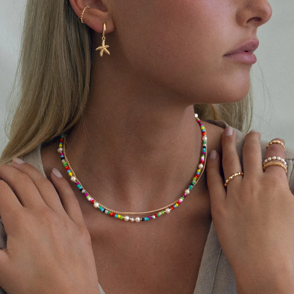 Timi of Sweden: Summer Bead and Pearl Necklace (Smykke, Necklace)