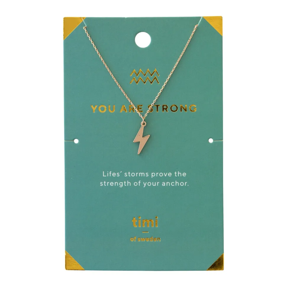 Timi of Sweden: You are Strong Lightning Necklace (Smykke, Necklace)