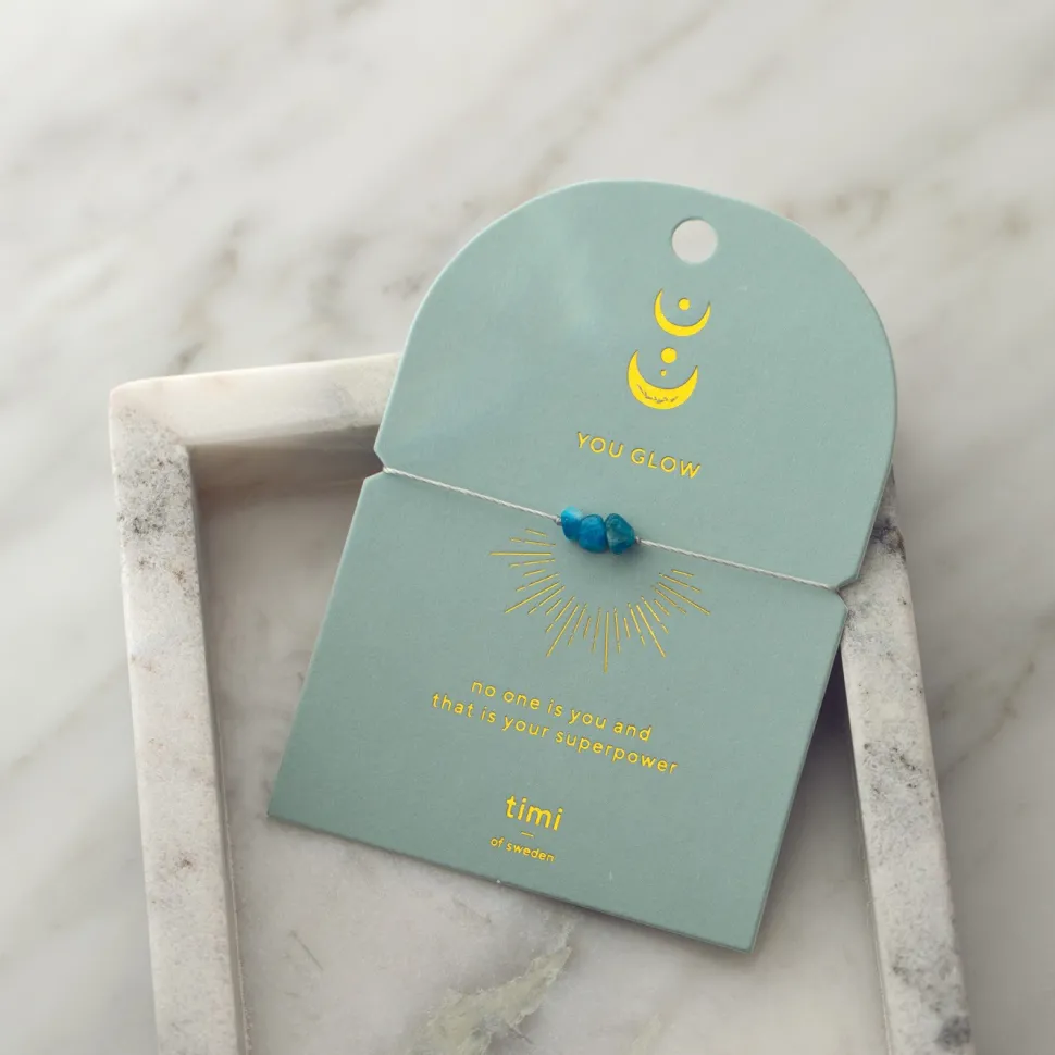 Timi of Sweden: You Glow Blue Apatite Bracelet (Smykke, Bracelets)