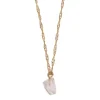 Timi of Sweden: You're Gorgeous Rose Quartz Necklace - Gold (Smykke, Necklace)