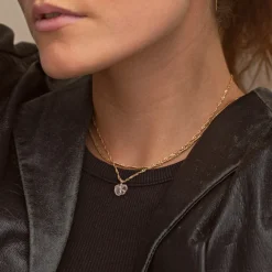 Timi of Sweden: You're Gorgeous Rose Quartz Necklace - Gold (Smykke, Necklace)