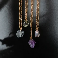 Timi of Sweden: You're Gorgeous Rose Quartz Necklace - Gold (Smykke, Necklace)