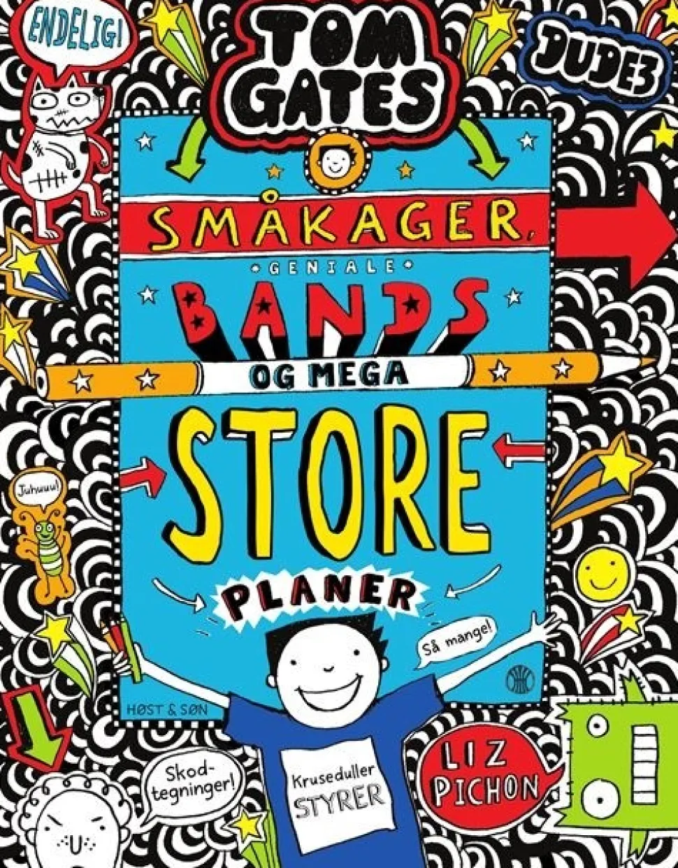Tom Gates 14 - Småkager, geniale bands og mega store planer (Bog, Hæftet, Dansk) af Liz Pichon