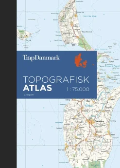 Topografisk Atlas Danmark - Trap Danmark A/S 2017 (Bog, Indbundet, Dansk)