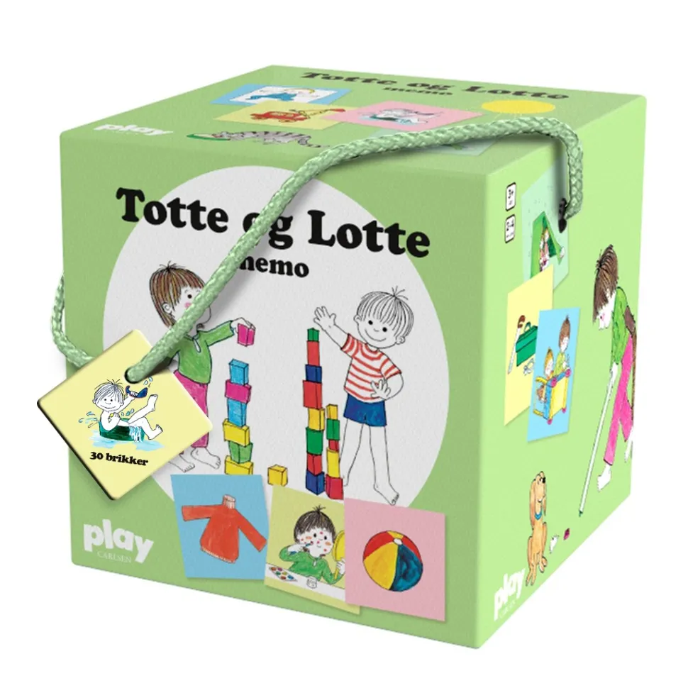 Totte og Lotte - Memo (Spil, Dansk) af Gunilla Wolde