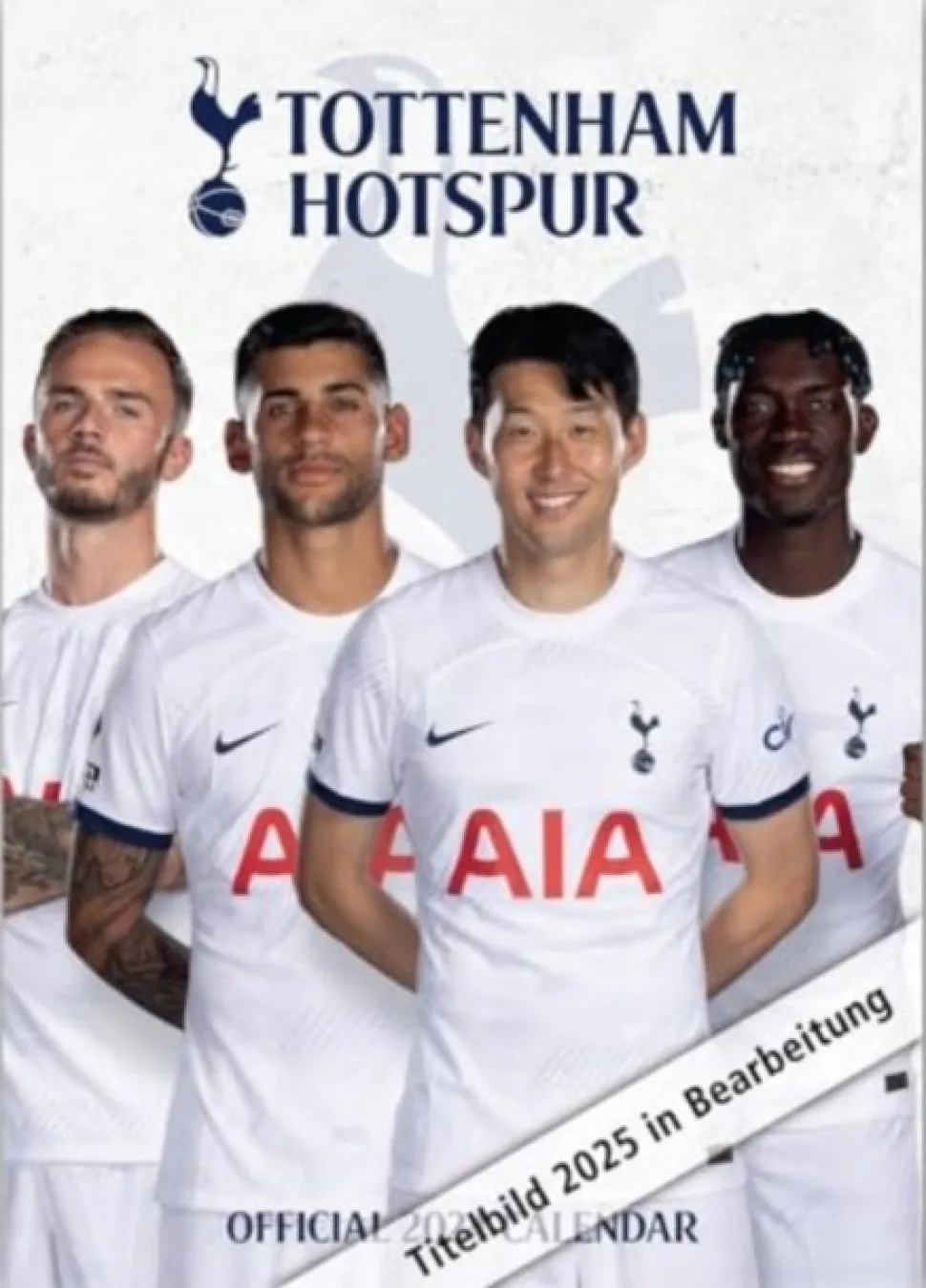 Tottenham Hotspur FC 2025 A3 Calendar (Kalender, Calendar, Engelsk)