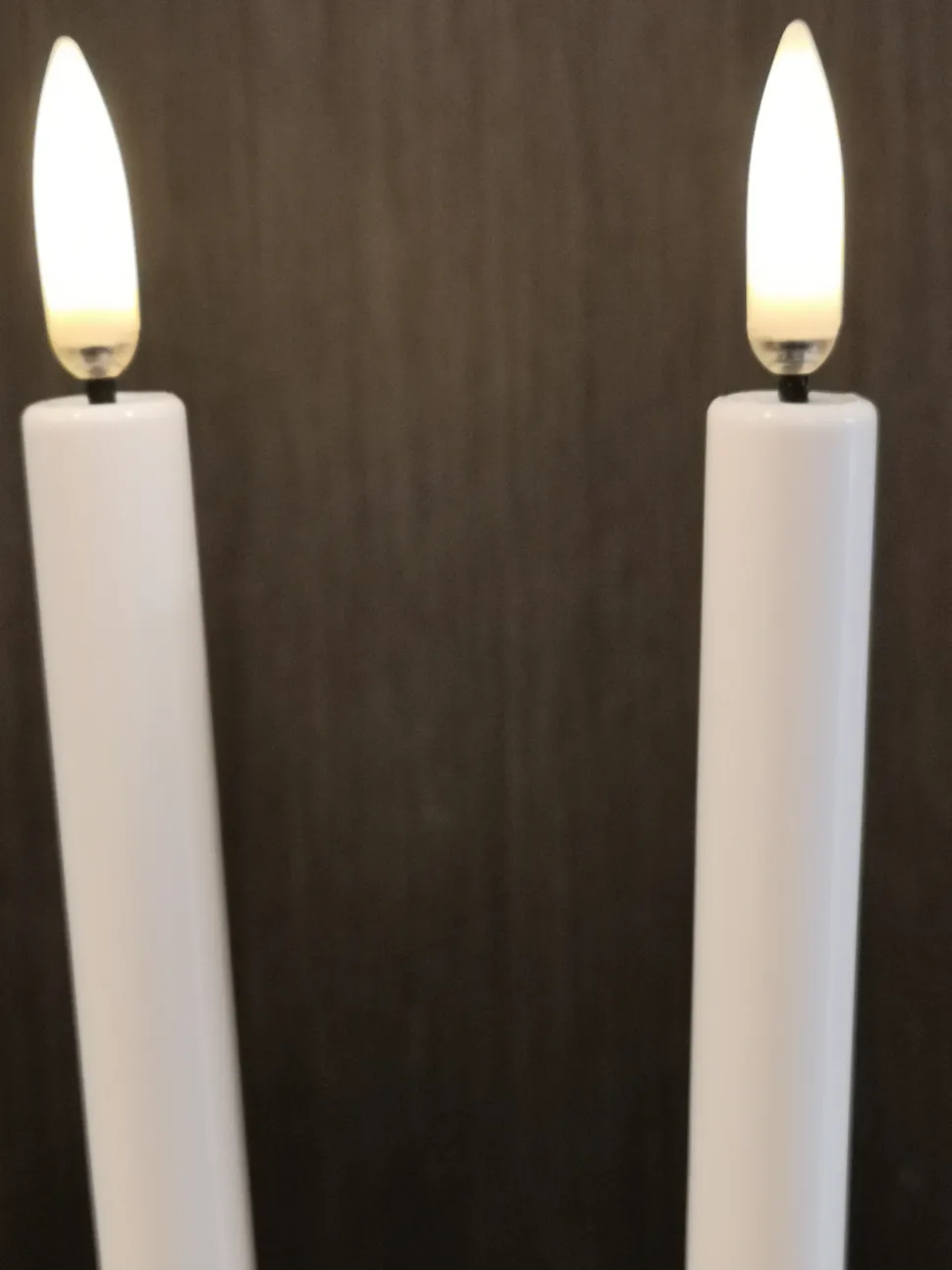 UYUNI LED 2-pak Juletræslys m. 3D flamme (LED-lys)
