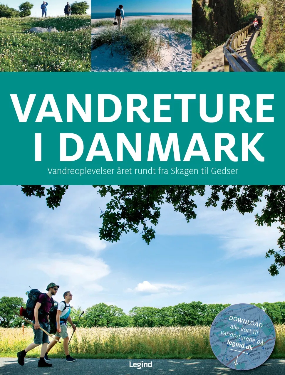 Vandreture i Danmark: Vandreoplevelser året rundt fra Skagen til Gedser (Ebog, epub, Dansk) af Torben Gang Rasmussen
