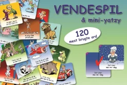 Vendespil - de 120 mest brugte ord: Vendespil & Mini-yatzy med de 120 mest brugte ord (Spil, Dansk) af Eag V. Hansen