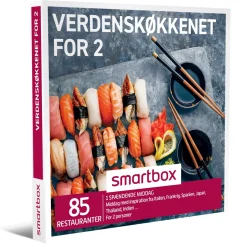 Verdenskøkkenet for 2: 1 middag for 2 personer (Oplevelsesgave, Gavekort)