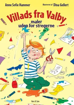 Villads fra Valby maler uden for stregerne: Malebog (Bog, Hæftet, Dansk) af Anne Sofie Hammer