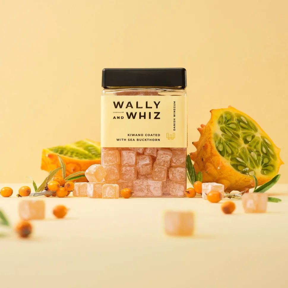 Wally and Whiz – Kiwano med havtorn, 240g (Vingummi)