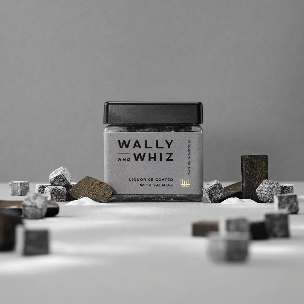 Wally and Whiz – Lakrids med salmiak, 140g (Vingummi)