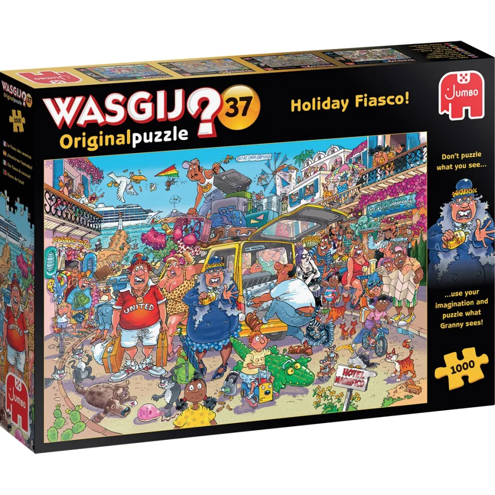 Wasgij Puslespil Ferie Fiasko - 1000 Brikker (Spil)