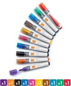 WB Marker LiquidInk rund 3mm ass (10) (Kontorartikler)
