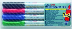 Whiteboard Marker Artline 541T 2-i-1 4-sæt (Kontorartikler)