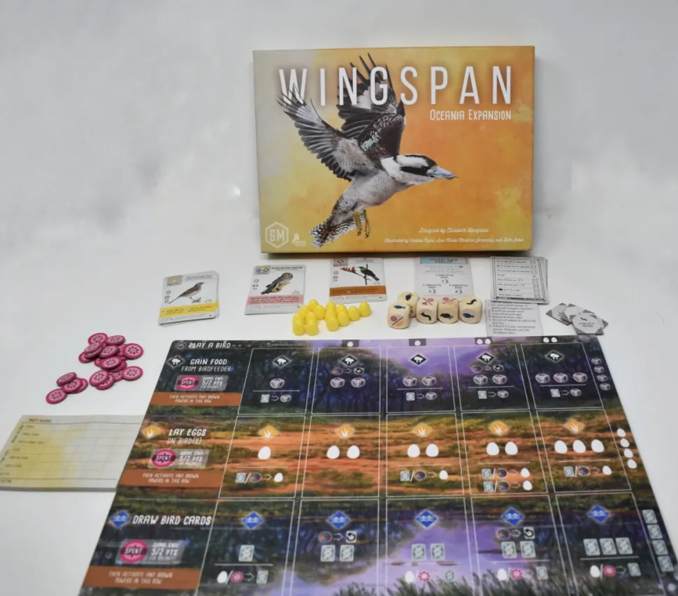 Wingspan Occeanien - Udvidelse (Spil, Dansk)
