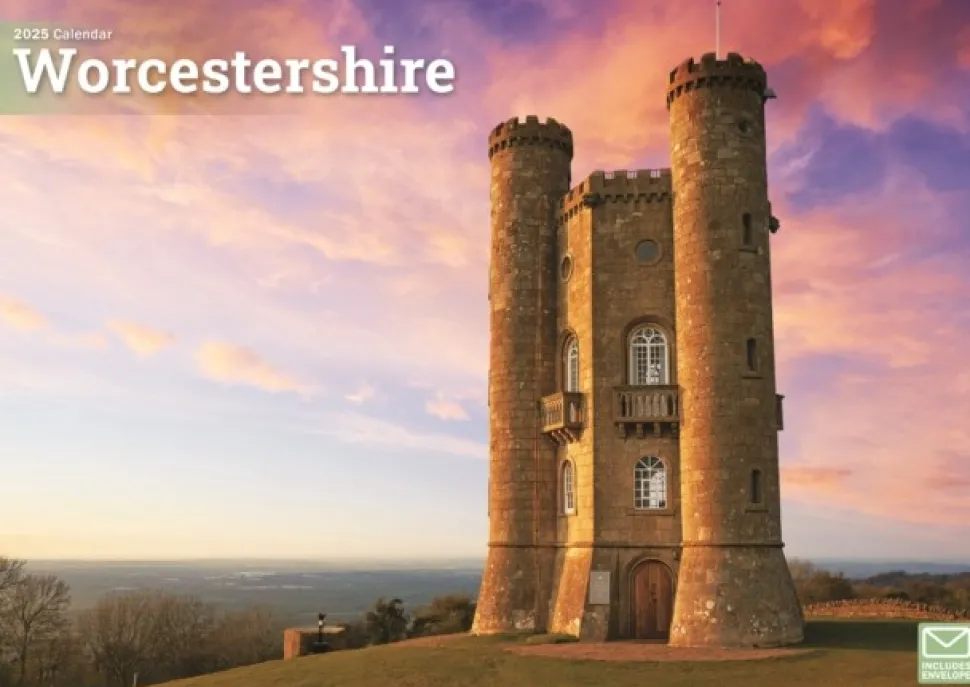 Worcestershire A4 Calendar 2025 (Kalender, Calendar, Engelsk) af Carousel Calendars