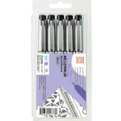 ZIG Millennium Pen ass. sort (5) (Kontorartikler)